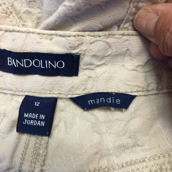 Bandolino Capris MANDIE Style Sand Colored Size 12 - Picture 8 of 11